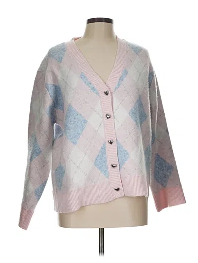 Pre-owned Cece Cardigan Sweater In Pink