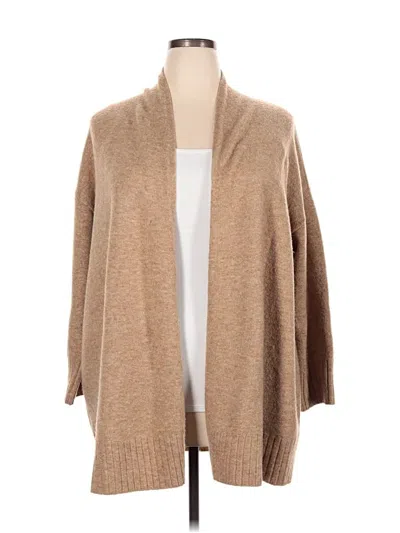 Pre-owned Cece Cardigan Sweater In Tan