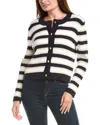Cece Cardigan Sweater In White