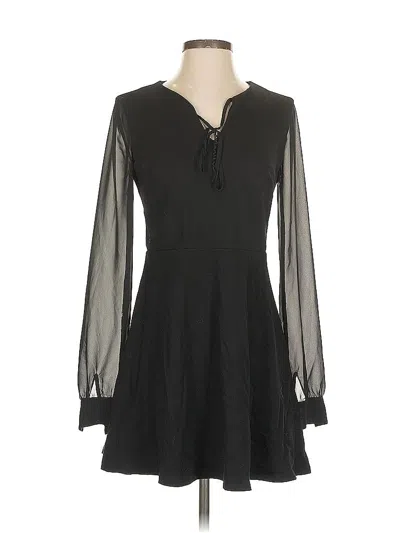 Pre-owned Cece Casual Dress In Black