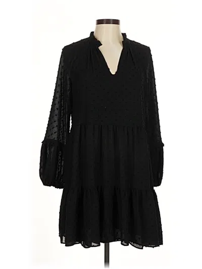 Pre-owned Cece Casual Dress In Black
