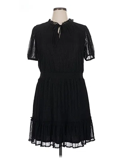 Pre-owned Cece Casual Dress In Black