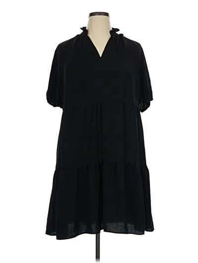 Pre-owned Cece Casual Dress In Black