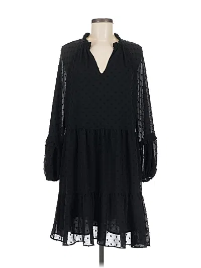 Pre-owned Cece Casual Dress In Black