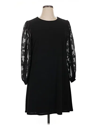Pre-owned Cece Casual Dress In Black