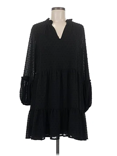 Pre-owned Cece Casual Dress In Black