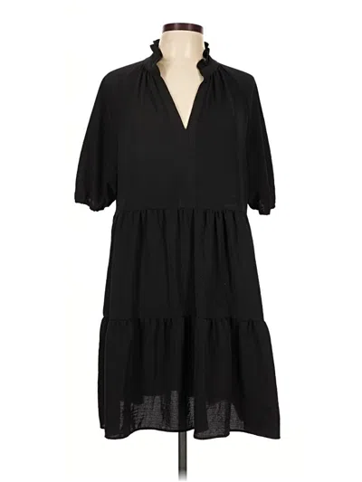 Pre-owned Cece Casual Dress In Black
