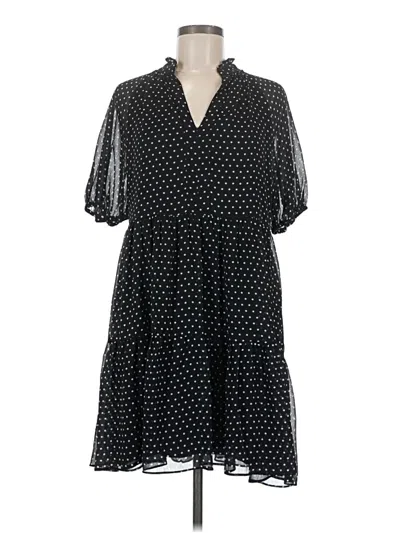 Pre-owned Cece Casual Dress In Black