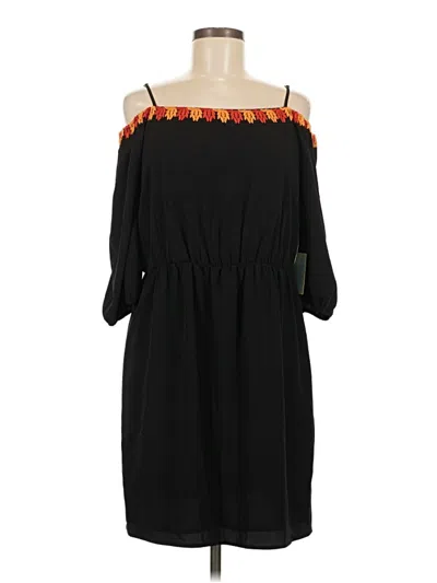 Pre-owned Cece Casual Dress In Black