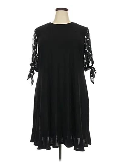 Pre-owned Cece Casual Dress In Black
