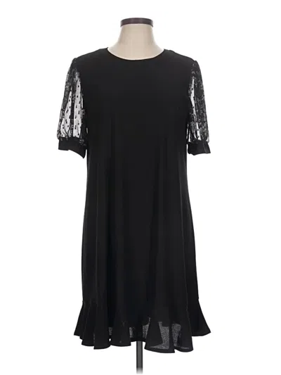 Pre-owned Cece Casual Dress In Black