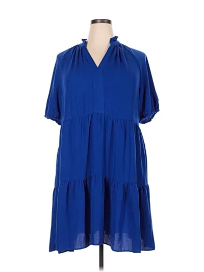 Pre-owned Cece Casual Dress In Blue