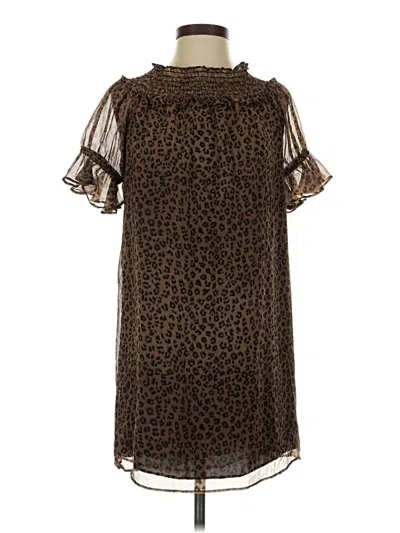 Pre-owned Cece Casual Dress In Brown