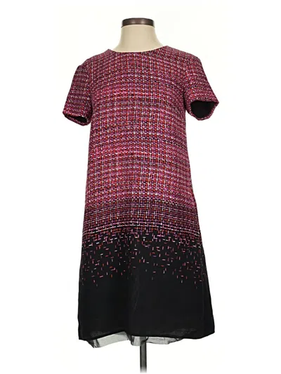 Pre-owned Cece Casual Dress In Burgundy
