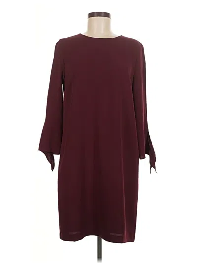 Pre-owned Cece Casual Dress In Burgundy
