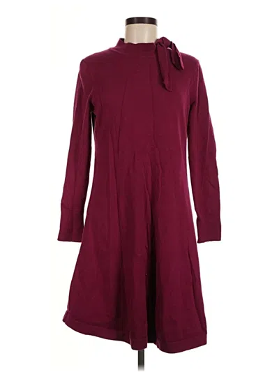 Pre-owned Cece Casual Dress In Burgundy