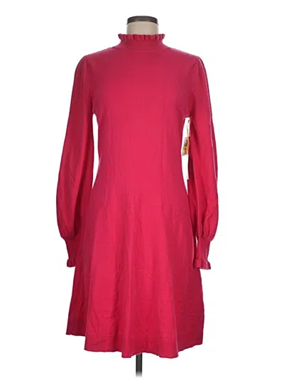 Pre-owned Cece Casual Dress In Burgundy