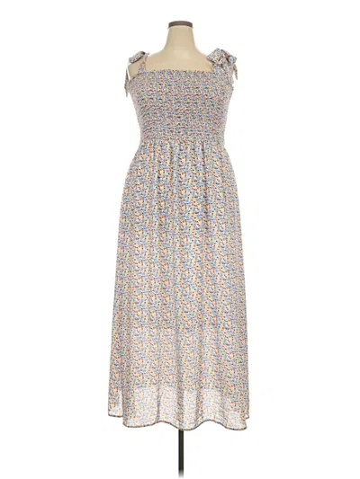 Pre-owned Cece Casual Dress In Gray