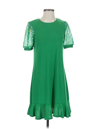 Pre-owned Cece Casual Dress In Green