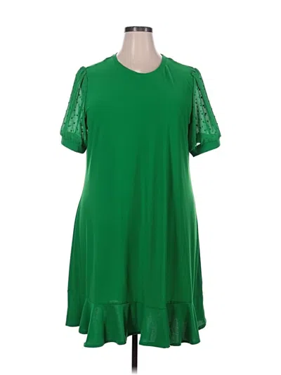 Pre-owned Cece Casual Dress In Green