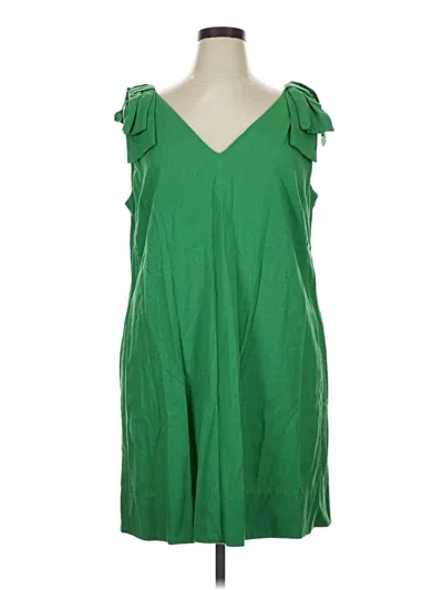 Pre-owned Cece Casual Dress In Green