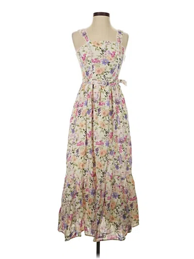 Pre-owned Cece Casual Dress In Ivory