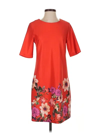 Pre-owned Cece Casual Dress In Orange