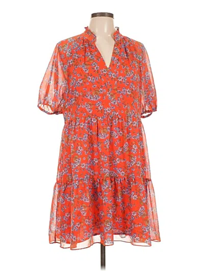 Pre-owned Cece Casual Dress In Orange