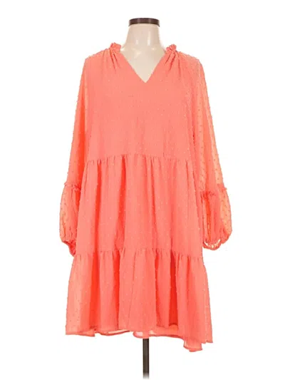 Pre-owned Cece Casual Dress In Orange