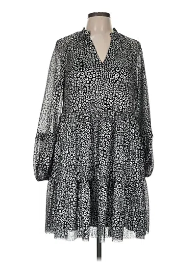 Pre-owned Cece Casual Dress In Silver