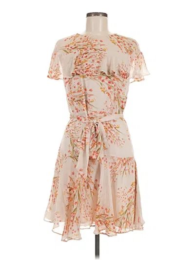 Pre-owned Cece Casual Dress In Tan
