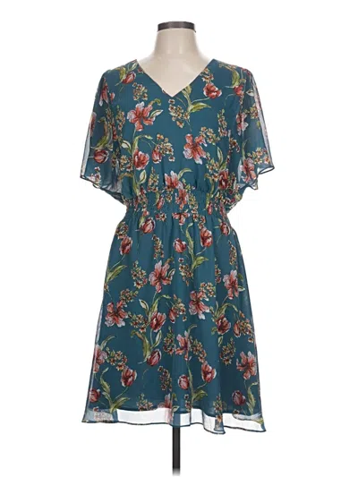 Pre-owned Cece Casual Dress In Teal