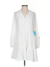 Cece Casual Dress In White
