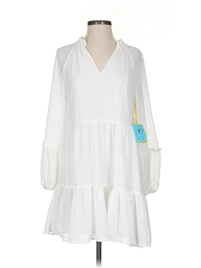 Cece Casual Dress In White
