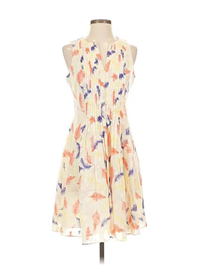 Pre-owned Cece Casual Dress In White