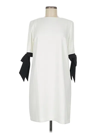 Pre-owned Cece Casual Dress In White