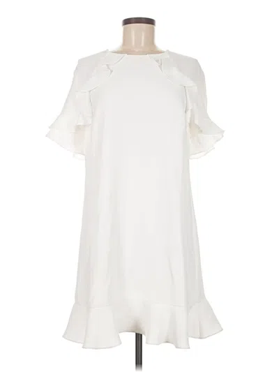 Pre-owned Cece Casual Dress In White