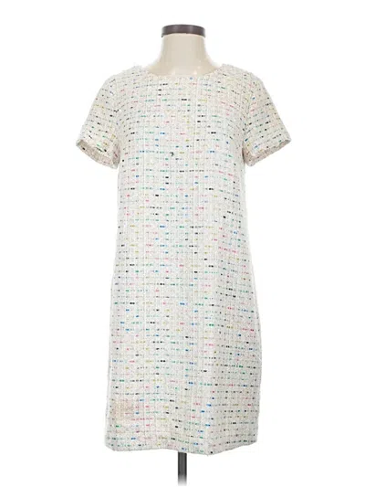 Pre-owned Cece Casual Dress In White