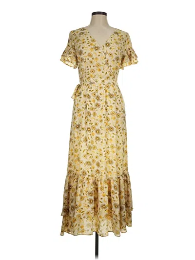 Pre-owned Cece Casual Dress In Yellow