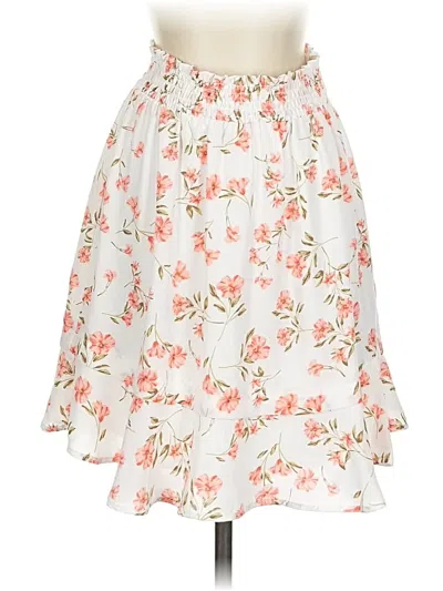 Pre-owned Cece Casual Skirt In White