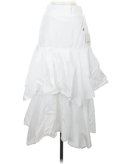 Pre-owned Cece Casual Skirt In White