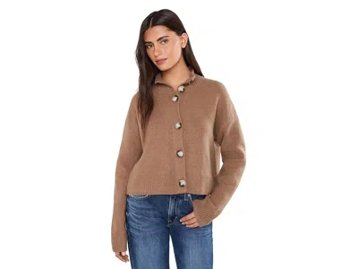 Cece Chunky Roll Edge Turtleneck Sweater Women's Sweater New Mocha: Sm, Polyester In Brown