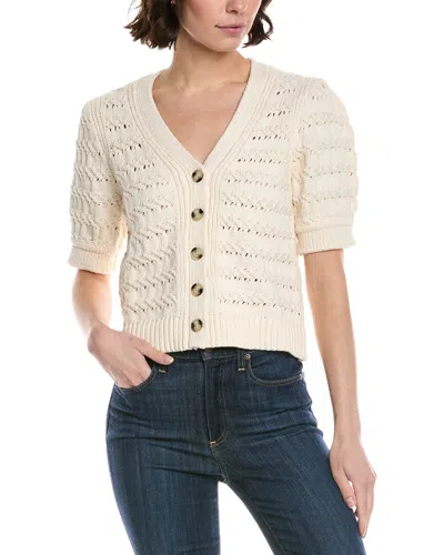 Cece Chunky Short Cardigan In Neutral