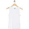 Cece Crewneck Knit Tank In White
