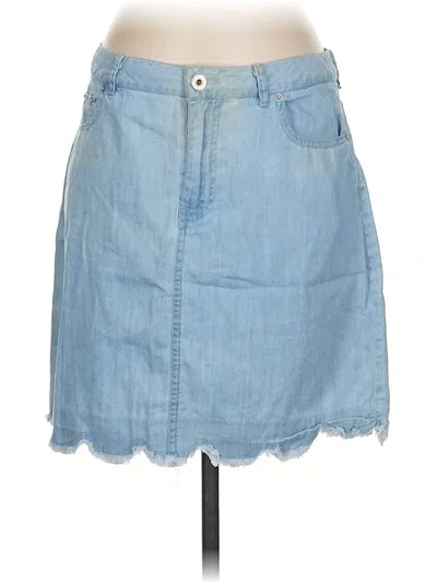 Pre-owned Cece Denim Skirt In Blue