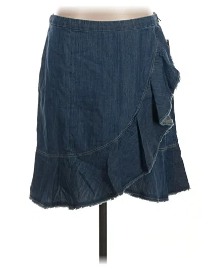 Pre-owned Cece Denim Skirt In Blue