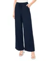 Cece Drawstring Whipstitched Pants In Blue