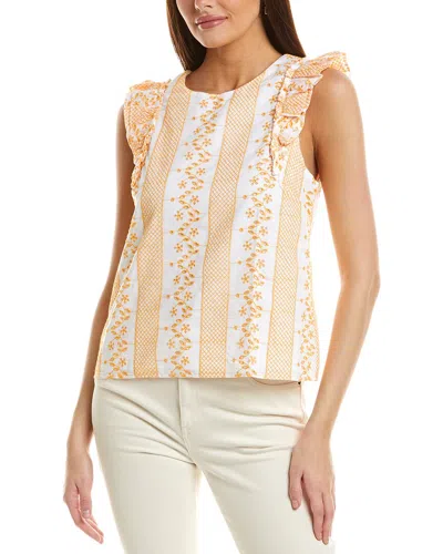 Cece Embroidered Blouse