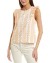 Cece Embroidered Blouse