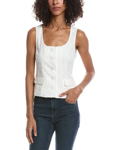 CECE EMBROIDERED VEST TOP